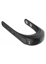 Черное эрекционное виброкольцо на ремешках - Boys of Toys - во Владивостоке купить с доставкой