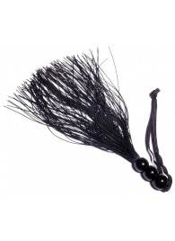 Черная силиконовая плетка - 25,4 см. - Boys of Toys - купить с доставкой во Владивостоке