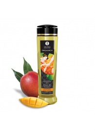 Массажное масло для тела Luscious Mango с ароматом манго - 240 мл. - Shunga - купить с доставкой во Владивостоке