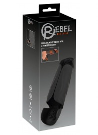 Черный вибромастурбатор с трехточечной стимуляцией Penis Trainer with 3 Point Stimulation - Orion - во Владивостоке купить с доставкой