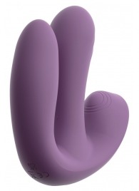 Фиолетовый тройной вибратор MIREVA RC Triple Hands-Free Vibrator - Orion