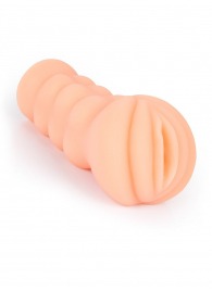 Телесный мастурбатор-вагина с эрекционными кольцами в комплекте - Sexy Girl - во Владивостоке купить с доставкой