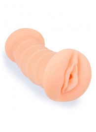 Телесный двусторонний мастурбатор с вибропулей и эрекционными кольцами в комплекте - Sexy Girl - во Владивостоке купить с доставкой