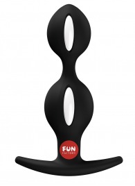 Черный анальный стимулятор B Balls Duo - 13 см. - Fun Factory