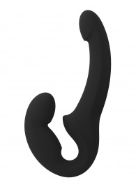 Черный безремневой страпон Share Lite - Fun Factory - купить с доставкой во Владивостоке