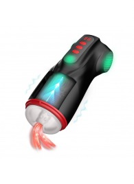 Интерактивный мастурбатор Raven с вакуумом, вибрацией и подсветкой - Shots Media BV - во Владивостоке купить с доставкой