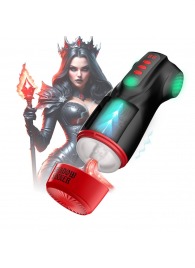 Интерактивный мастурбатор Raven с вакуумом, вибрацией и подсветкой - Shots Media BV - во Владивостоке купить с доставкой