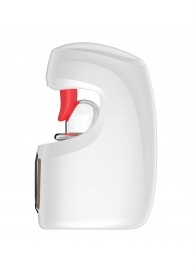 Белый мастурбатор с язычком и возвратно-поступательными движениями - Secwell - во Владивостоке купить с доставкой