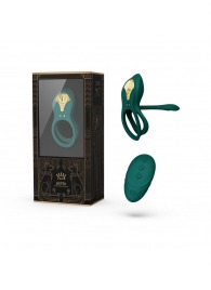 Зеленое эрекционное виброкольцо Bayek с пультом ДУ - Zalo - во Владивостоке купить с доставкой