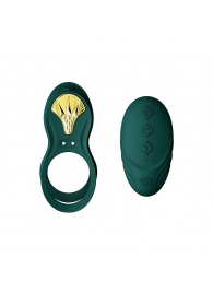 Зеленое эрекционное виброкольцо Bayek с пультом ДУ - Zalo - во Владивостоке купить с доставкой