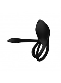 Черное эрекционное виброкольцо Bayek с пультом ДУ - Zalo - во Владивостоке купить с доставкой