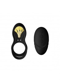 Черное эрекционное виброкольцо Bayek с пультом ДУ - Zalo - во Владивостоке купить с доставкой