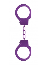 Фиолетовые наручники OUCH! Purple - Shots Media BV - купить с доставкой во Владивостоке