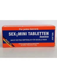 Возбуждающие таблетки для женщин Sex-Mini-Tabletten feminin - 30 таблеток (100 мг.) - Milan Arzneimittel GmbH - купить с доставкой во Владивостоке