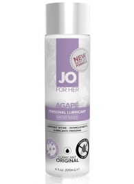 Женский лубрикант на водной основе JO AGAPE LUBRICANT ORIGINAL - 120 мл. - System JO - купить с доставкой во Владивостоке