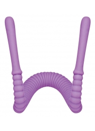 Фиолетовый гибкий фаллоимитатор Intimate Spreader для G-стимуляции - Orion
