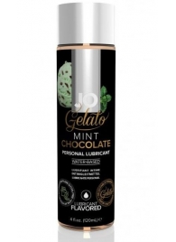 Лубрикант с ароматом мятного шоколада JO GELATO MINT CHOCOLATE - 120 мл. - System JO - купить с доставкой во Владивостоке