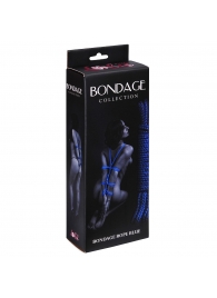 Синяя веревка Bondage Collection Blue - 3 м. - Lola Games - купить с доставкой во Владивостоке
