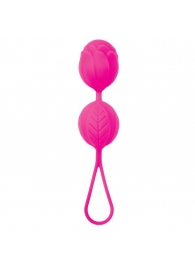 Розовые вагинальные шарики с петелькой для извлечения - A-toys