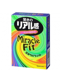 Презервативы Sagami Xtreme Miracle Fit - 5 шт. - Sagami - купить с доставкой во Владивостоке