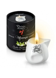 Массажная свеча с ароматом белого чая Jardin Secret D asie The Blanc - 80 мл. - Plaisir Secret - купить с доставкой во Владивостоке