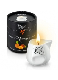 Массажная свеча с ароматом манго и ананаса Bougie de Massage Ananas Mangue - 80 мл. - Plaisir Secret - купить с доставкой во Владивостоке