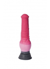 Розовый фаллоимитатор  Пони  - 24,5 см. - Erasexa - купить с доставкой во Владивостоке