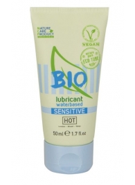 Органический лубрикант для чувствительной кожи Bio Sensitive - 50 мл. - HOT - купить с доставкой во Владивостоке