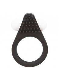 Чёрное эрекционное кольцо LIT-UP SILICONE STIMU RING 1 BLACK - Dream Toys - во Владивостоке купить с доставкой