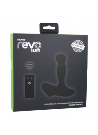 Чёрный перезаряжаемый массажёр предстательной железы NEXUS Revo Slim - Nexus Range - во Владивостоке купить с доставкой Чёрный перезаряжаемый массажёр предстательной железы NEXUS Revo Slim - Nexus Range - во Владивостоке купить с доставкой