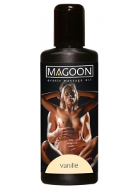 Массажное масло Magoon Vanille с ароматом ванили - 100 мл. - Orion - купить с доставкой во Владивостоке