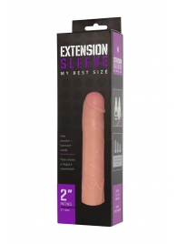 Насадка-удлинитель Extension sleeve телесного цвета - 18,5 см. - Sitabella - во Владивостоке купить с доставкой
