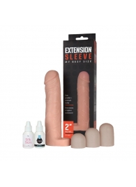 Насадка-удлинитель Extension sleeve с подхватом мошонки - 19 см. - Sitabella - во Владивостоке купить с доставкой