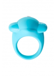 Голубое эрекционное силиконовое кольцо TOYFA A-Toys - A-toys - во Владивостоке купить с доставкой
