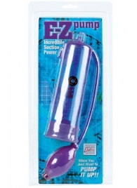 Фиолетовая вакуумная помпа E-Z Pump - California Exotic Novelties - во Владивостоке купить с доставкой