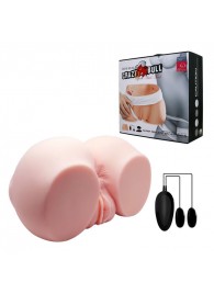 Телесный мастурбатор с двумя любовными тоннелями и вибрацией - Baile - во Владивостоке купить с доставкой