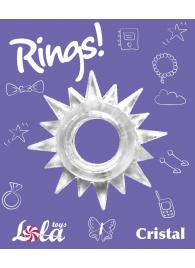 Прозрачное эрекционное кольцо Rings Cristal - Lola Games - во Владивостоке купить с доставкой