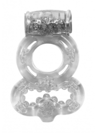 Прозрачное эрекционное кольцо Rings Treadle с подхватом - Lola Games - во Владивостоке купить с доставкой