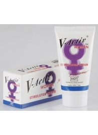 Стимулирующий крем для женщин V-activ - 50 мл. - HOT - купить с доставкой во Владивостоке