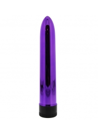 Фиолетовый классический вибратор KRYPTON STIX 7 MASSAGER - 17,8 см. - NMC