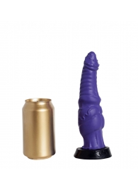 Фиолетовый фаллоимитатор  Гиппогриф small  - 21 см. - Erasexa - купить с доставкой во Владивостоке