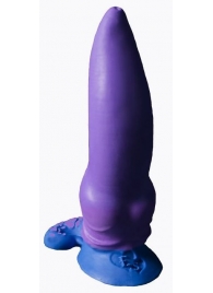 Фиолетовый фаллоимитатор  Зорг small  - 21 см. - Erasexa - купить с доставкой во Владивостоке