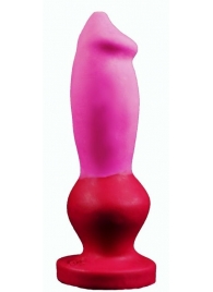 Розово-красный фаллоимитатор  Стаффорд medium  - 24 см. - Erasexa - купить с доставкой во Владивостоке