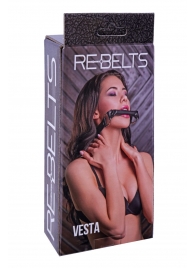 Кляп-трензель Vesta с металлическими кольцами - Rebelts - купить с доставкой во Владивостоке