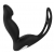 Черный вибромассажер простаты P-PLEASER W ERECTION ENHANCE - Dream Toys - во Владивостоке купить с доставкой