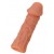 Телесная реалистичная насадка KOKOS Extreme Sleeve 05 с дополнительной стимуляцией - 12,7 см. - KOKOS - во Владивостоке купить с доставкой