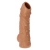 Телесная насадка с пупырышками и открытой головкой Nude Sleeve M - 12 см. - KOKOS - во Владивостоке купить с доставкой