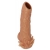 Телесная насадка с усиками и открытой головкой Nude Sleeve M - 12 см. - KOKOS - во Владивостоке купить с доставкой