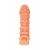 Телесная закрытая насадка с пупырышками Cock Sleeve Size M - 15,6 см. - KOKOS - во Владивостоке купить с доставкой