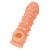 Телесная закрытая насадка с пупырышками Cock Sleeve Size L - 17,6 см. - KOKOS - во Владивостоке купить с доставкой